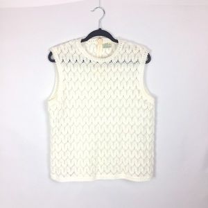 Vintage Lane Bryant crochet tank top